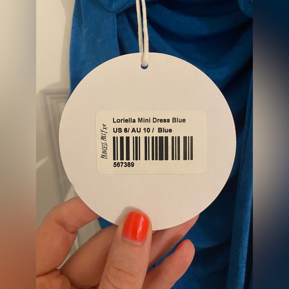 Blue Mini Dress - Picture 3 of 3